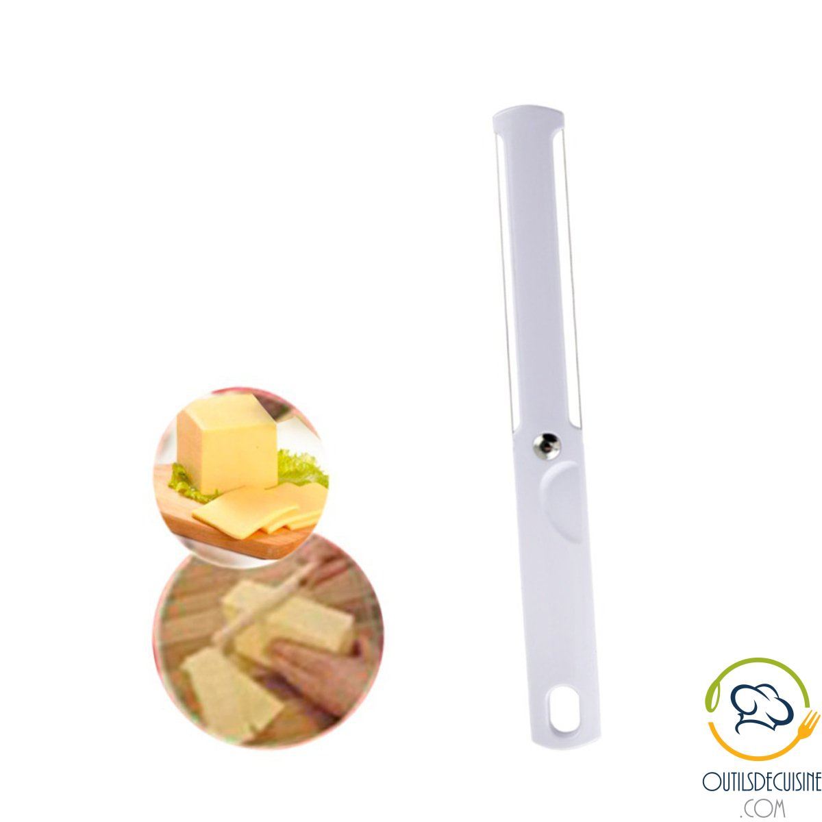 Coupe fromage Triangle Sense inox + manche en prunier