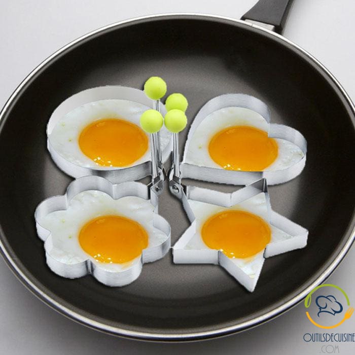 Friteuse à œufs amusante, moule à œufs au plat, anneau d’œufs, moul