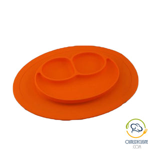 Smiley Silicone Plate Test for Little Boys!