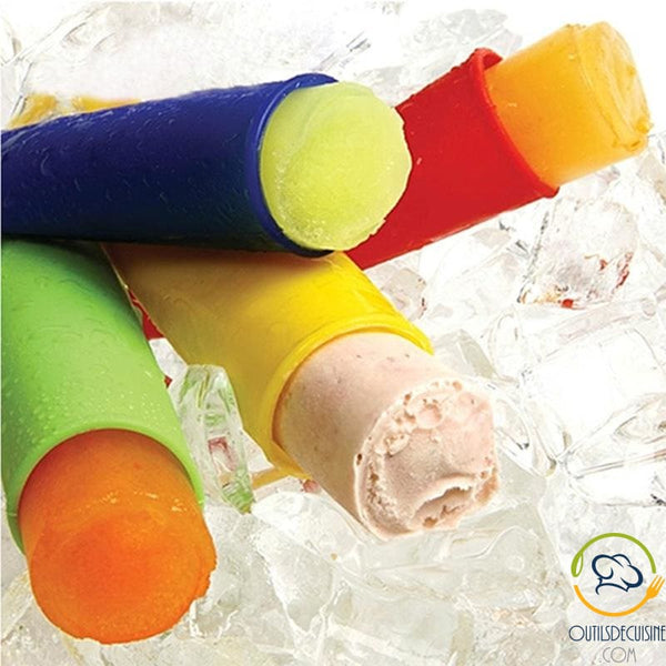5 Silicone Ice Cream Stick Molds For Kids Ice Cream Mold