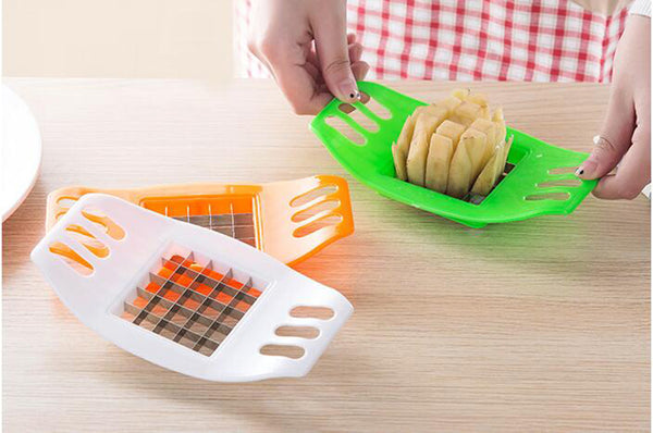 Manual stainless steel fries cutter