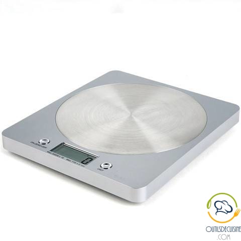TFA Dostmann MOCHI Balance de cuisine numérique 50.2007.20 avec affichage  LCD, calcul du volume pour lait, balance alimentaire, jusqu'à 5 kg, léger