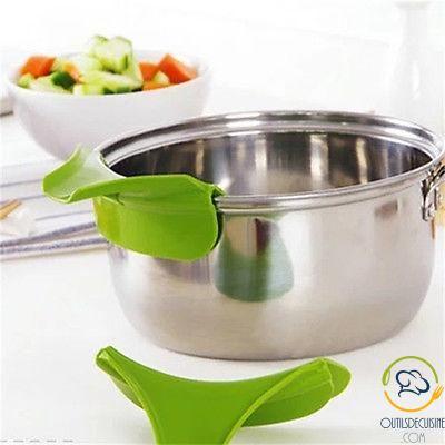 Removable Silicone Pourer Pourer for Saucepan or Stove