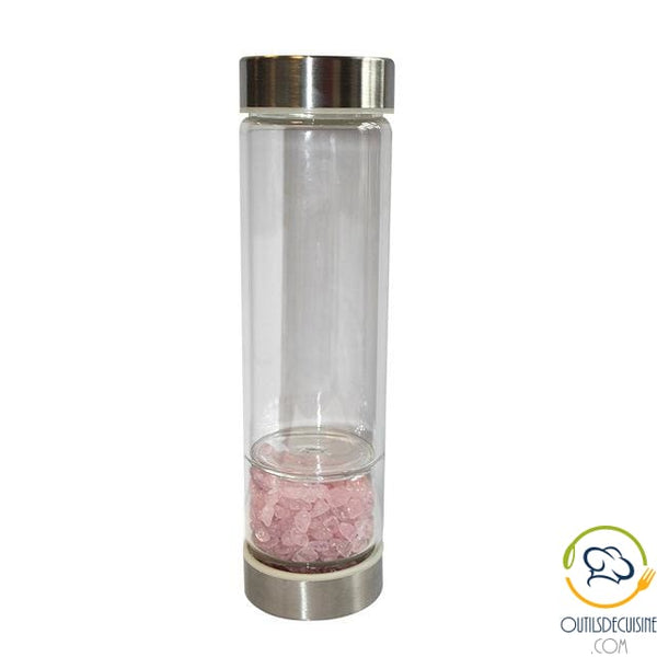 Purifying Crystal Glass Bottle Pink / 401-500Ml