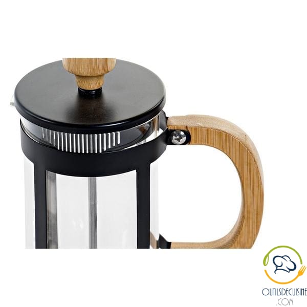 Coffee Maker Dkd Home Decor Bamboo Stainless Steel (13 X 7 17 Cm) Coffee Maker
