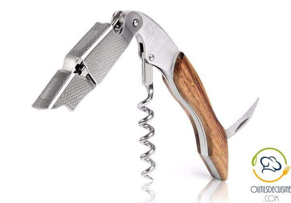 Multifunctional Pocket Knife With Wooden Handle