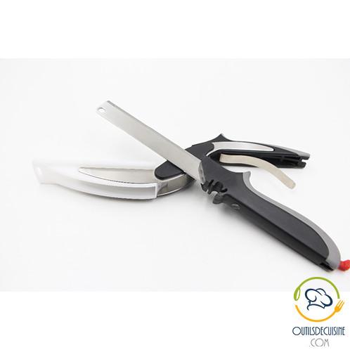 Knife - Clip Kitchen Knife Cutting Board 2 En1 - Clever Cutter