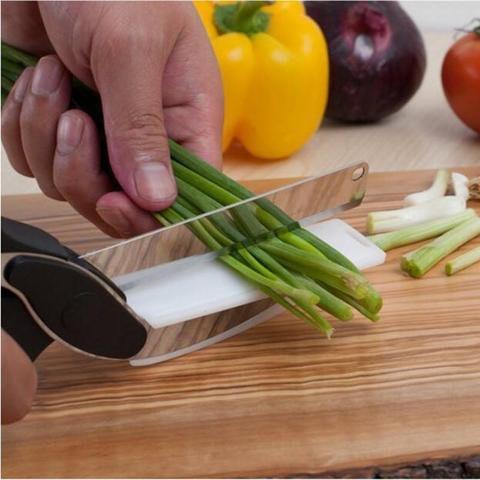 Knife - Clip Kitchen Knife Cutting Board 2 En1 - Clever Cutter