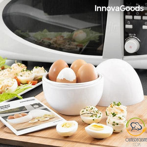 Innovagoods Boilegg Microwave Egg Cooker with Recipe Book