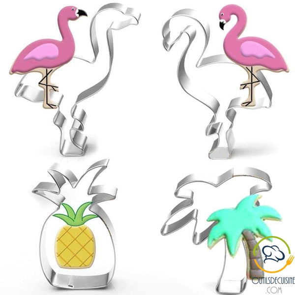 Emporte-Pièces Flamingo Ananas Et Palmier
