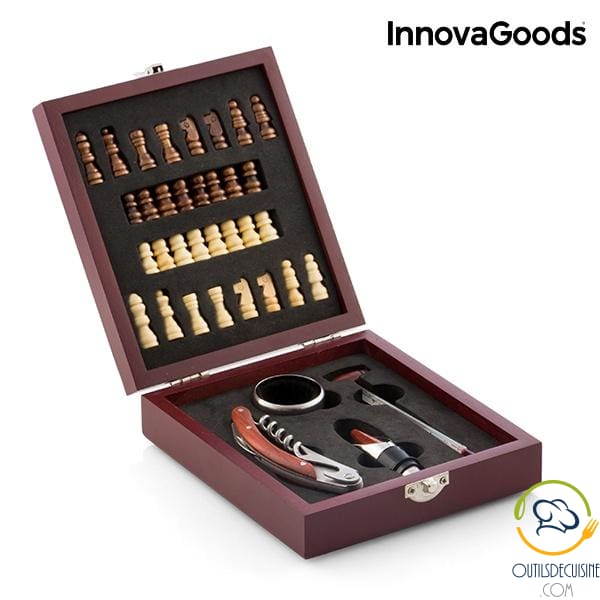 Home & Garden Wine And Chess Accessory Set (37 Pieces)
