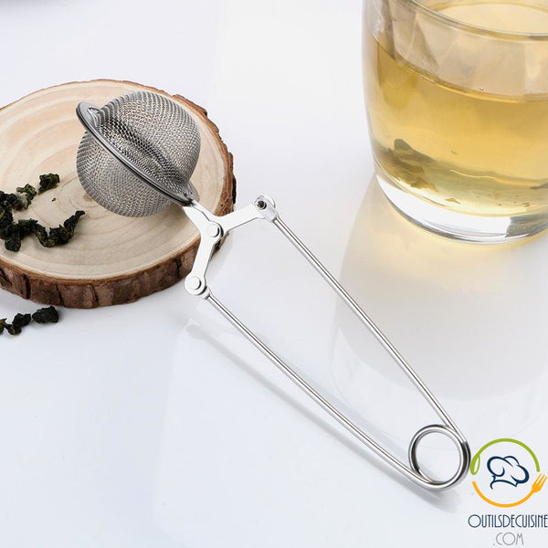 Tea Infuser With Mini Strainer Stainless Steel
