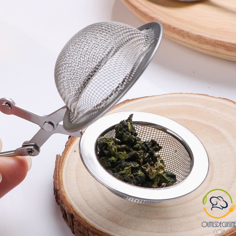 Infuseur à thé avec mini passoire en acier inoxydable –