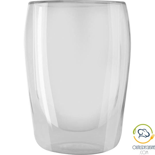 Set Of 2 Borosilicate Glasses For Latte Macchiato 300 Ml Transparent Tableware - Articles