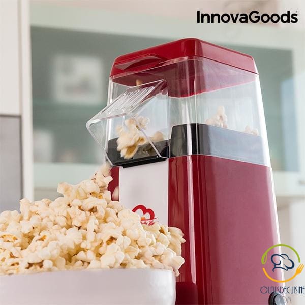 Innovagoods 1200W Hot & Salty Times Popcorn Maker Red Popcorn Maker