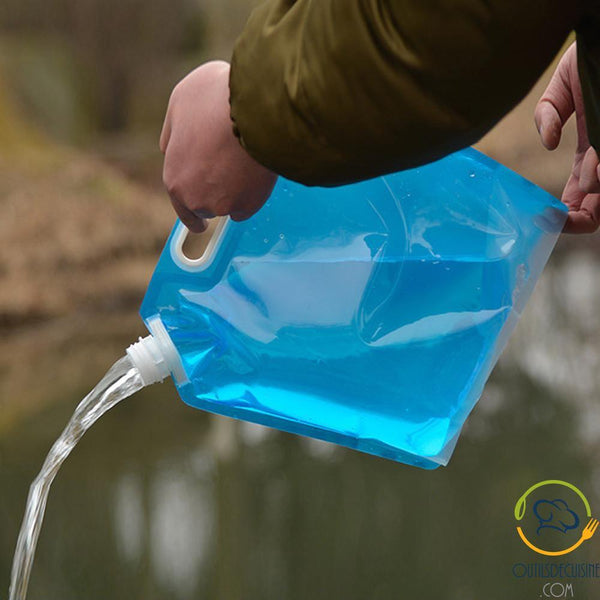 Plastic Foldable Water Bag For Hiking Or Camping