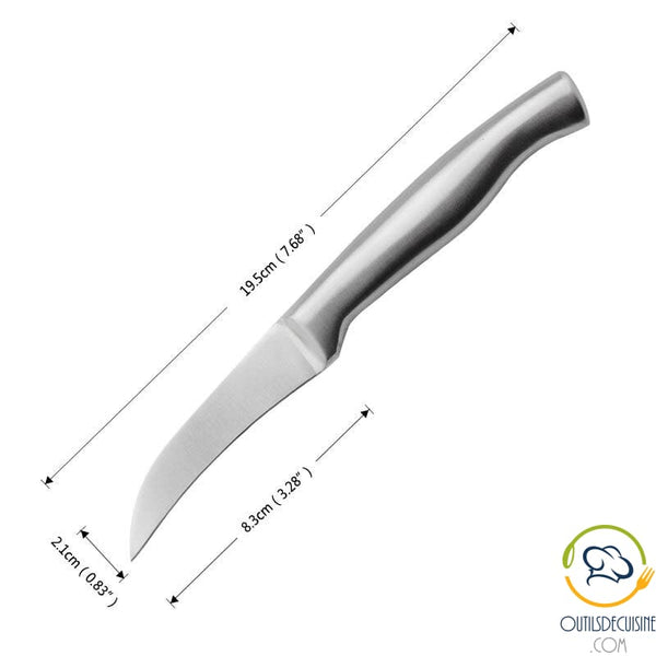 Curved Blade Knife For Sculpting Fruits And Vegetables