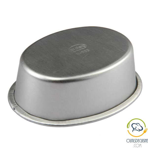 5Pcs / 10Pcs Mini Oval Shaped Disposable Aluminum Molds