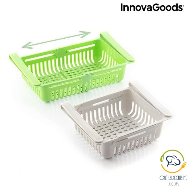 Innovagoods Friwer Adjustable Fridge Storage (Pack Of 2)