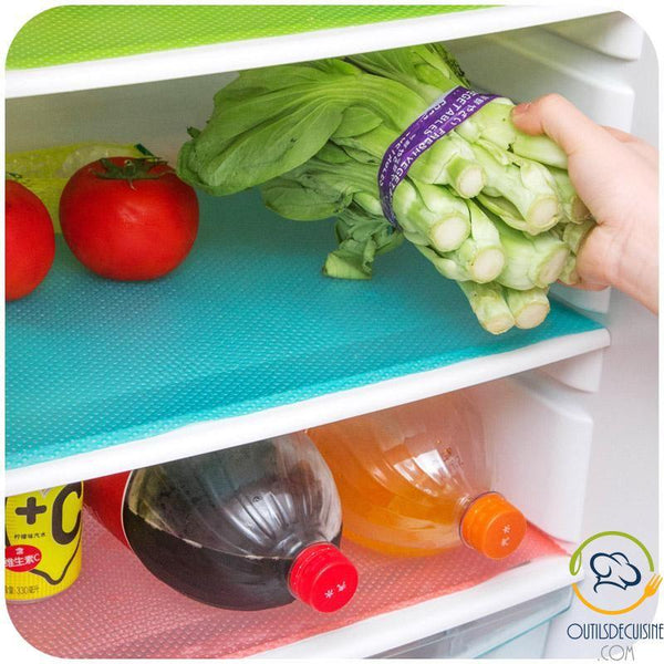 Home Kitchen Fridge Mats Anti-Soiling / Bacterial / Mold / Moisture Fruits And Vegetables